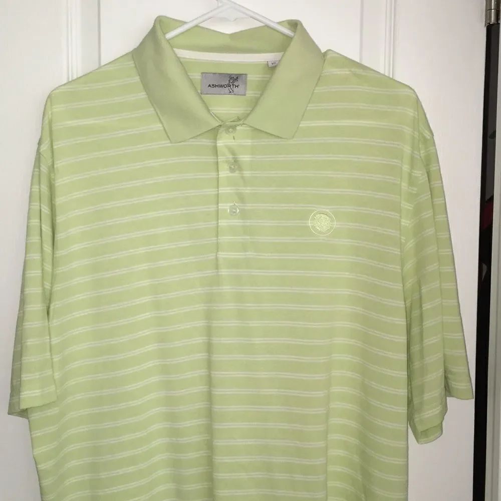 Ashworth 3rd groove hybrid cotton golf polo shirt